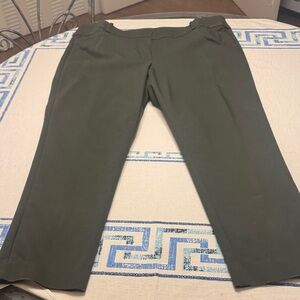 LOFT Dark Olive Trousers